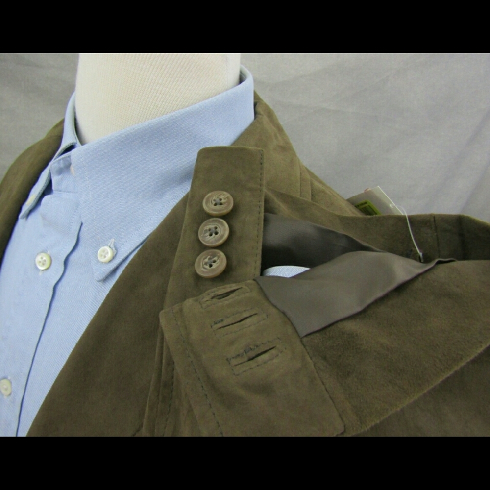 NEW Murano Suede Leather Blazer Jacket